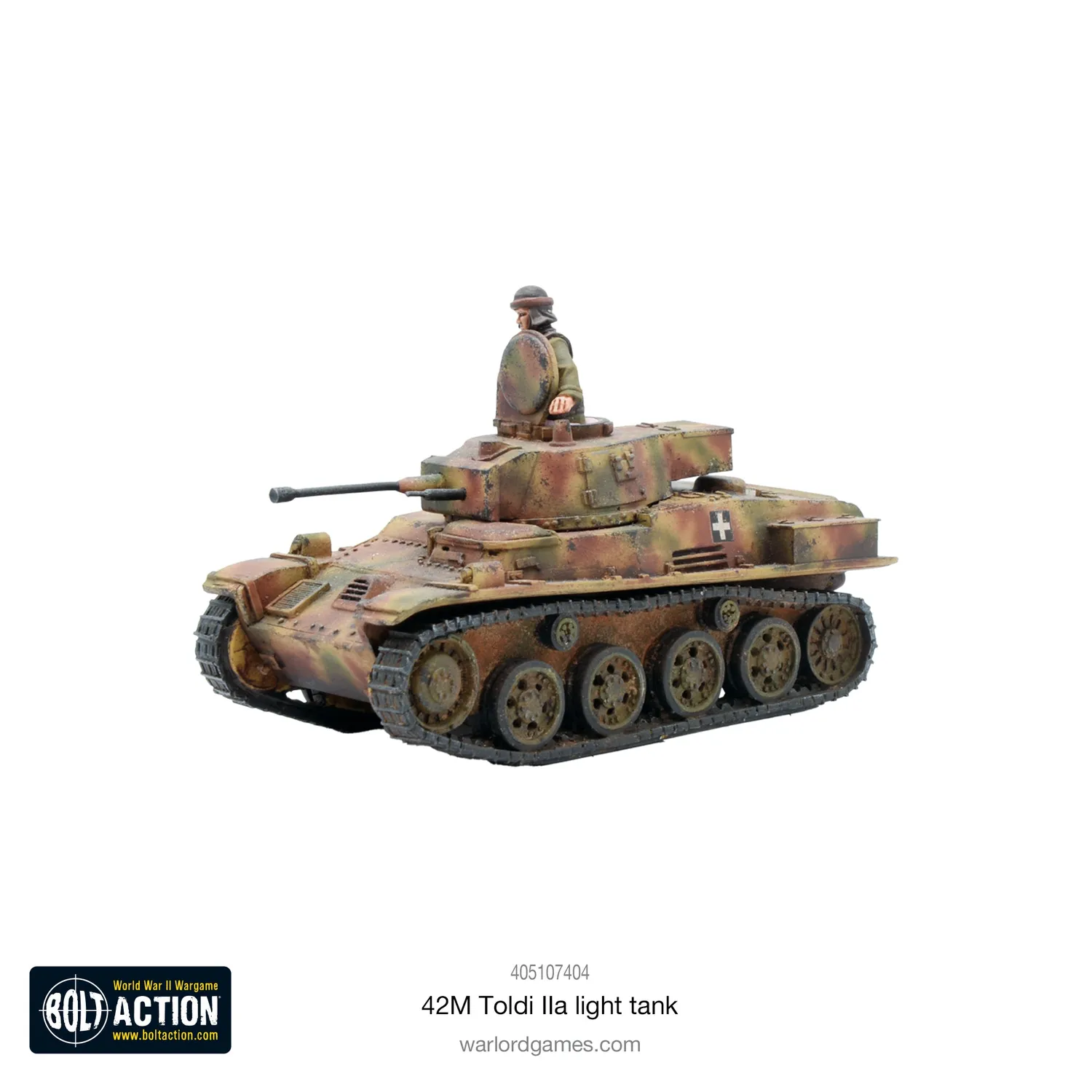 Bolt Action Hongrois 42M Toldi IIa char léger résine métal