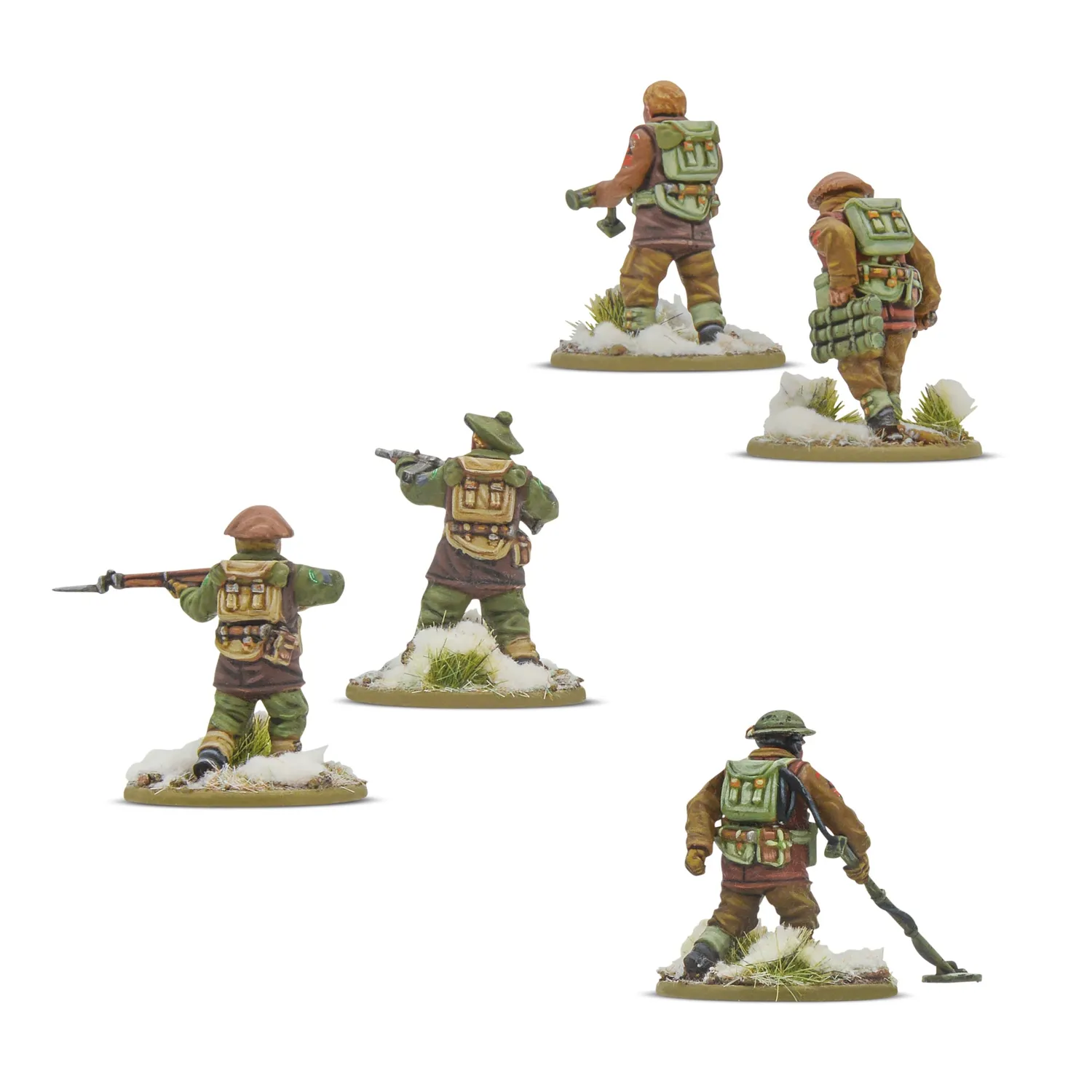 Bolt Action Crossing the Rhine British & Canadian Winter Starter Army