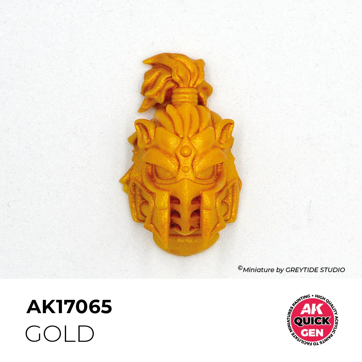 AK Interactive QuickGen Gold peinture métallique 18 ml contraste