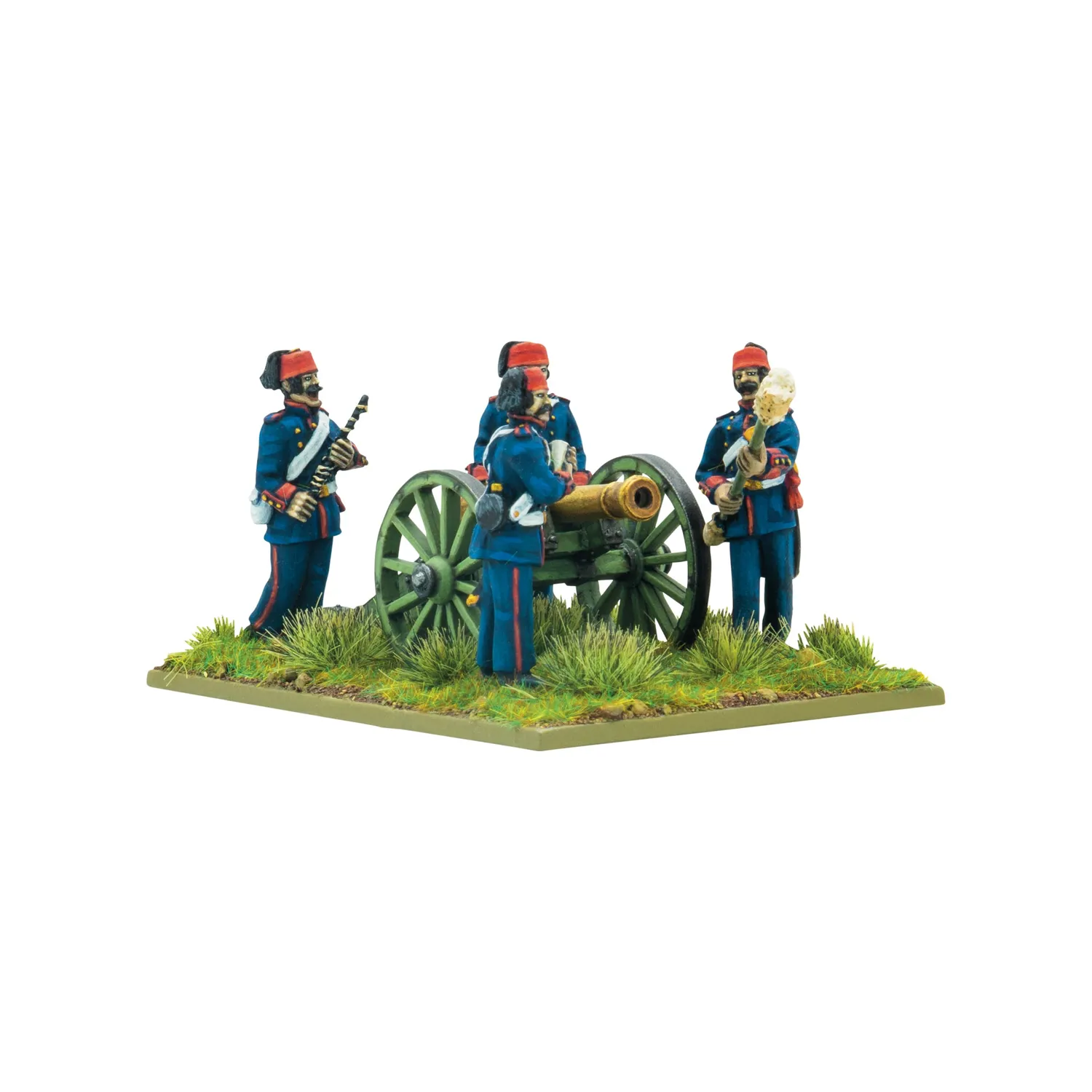 Warlord Games Black Powder Crimean War Turkish artillery battery figurines