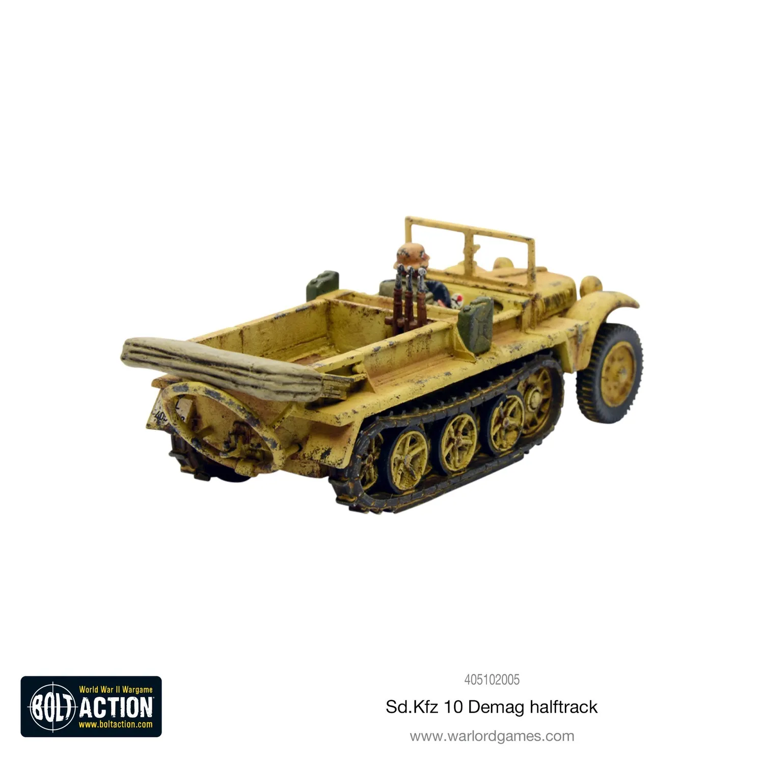 Bolt Action Sd.KFZ 10 Demag Halftrack véhicule 1 unité remorqueur