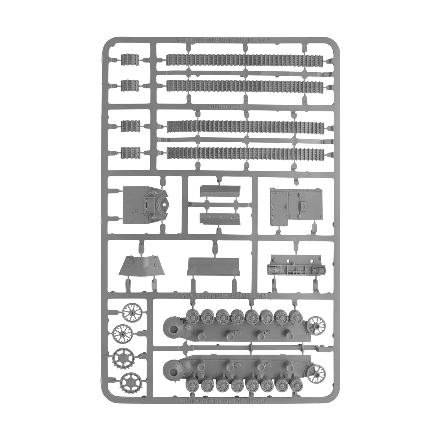 Warlord Games Bolt Action Panzer IV Ausf B/C/D char plastique
