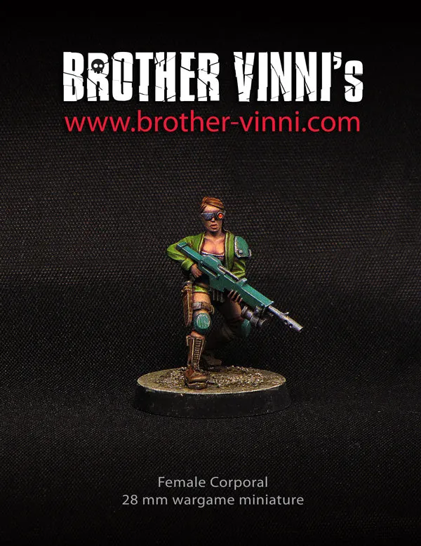 Brother Vinni Corporal Guard figurine résine 28mm garde