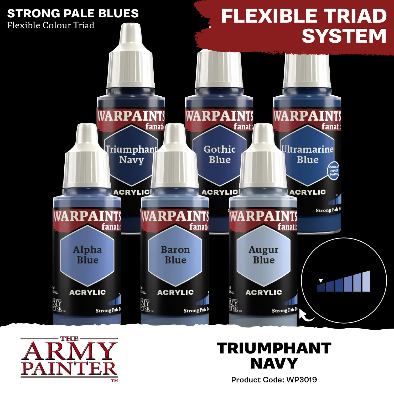 Army Painter Warpaints Fanatic Triumphant Navy peinture 18ml