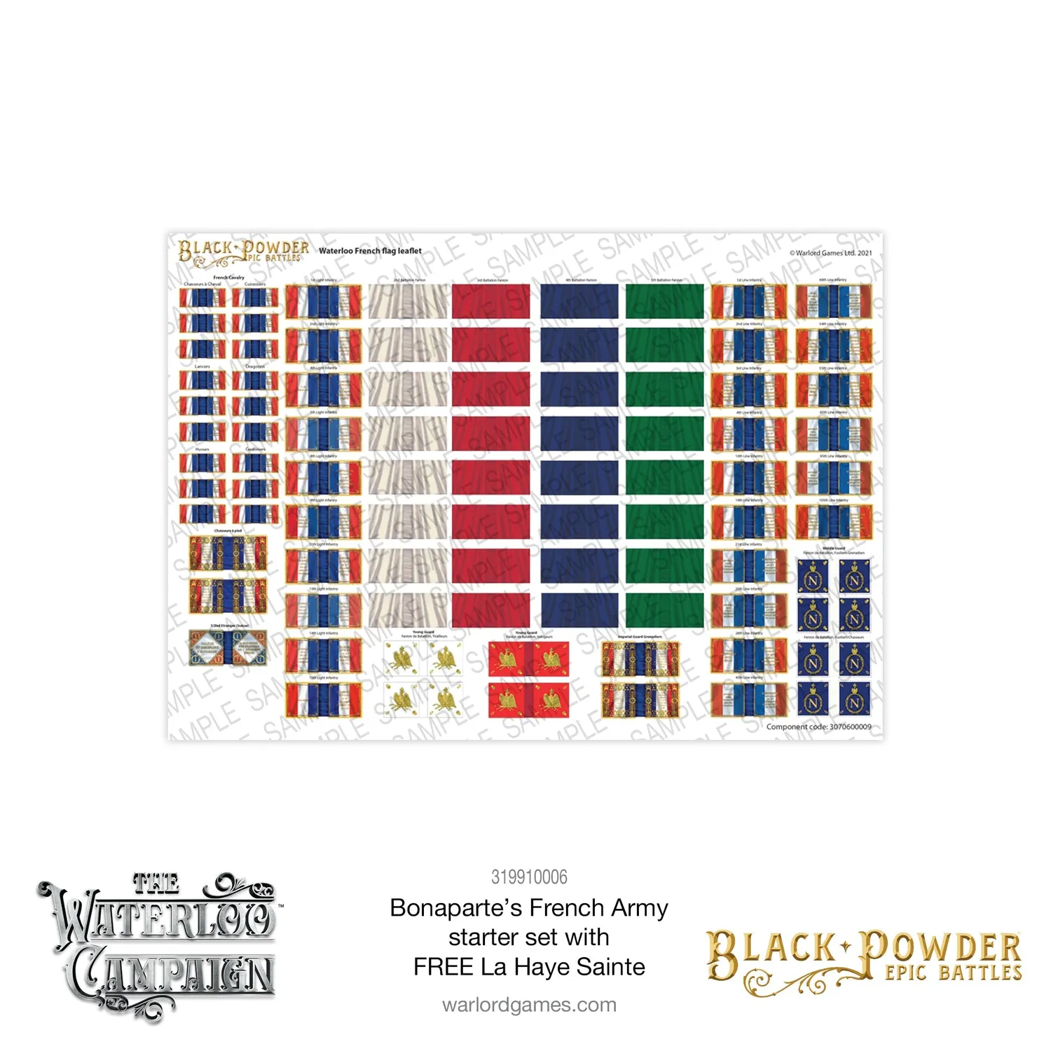 Black Powder Epic Battles Waterloo French Starter Army coffret de démarrage