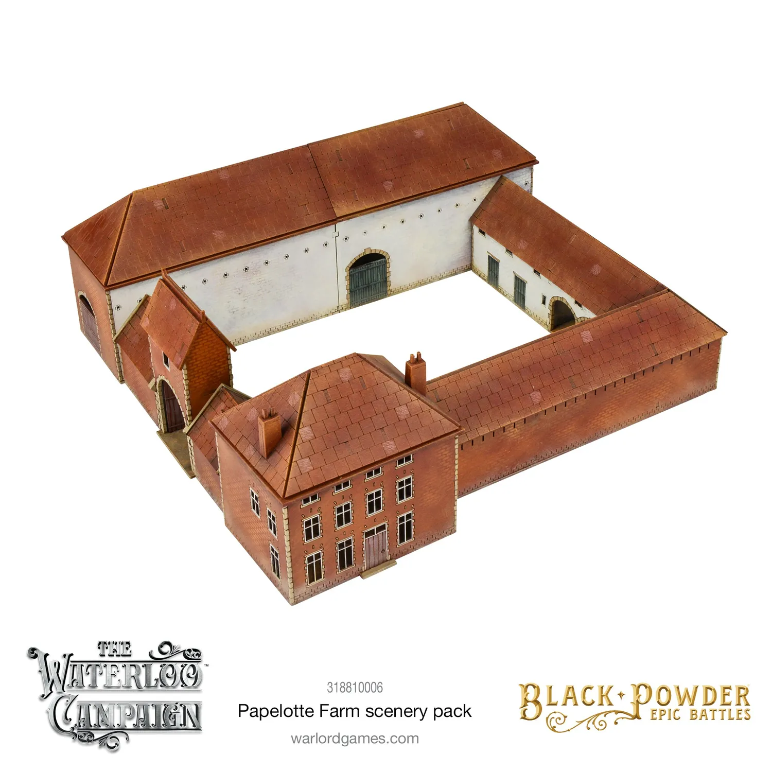 Bolt Action Black Powder Epic Battles Papelotte décor ferme Waterloo