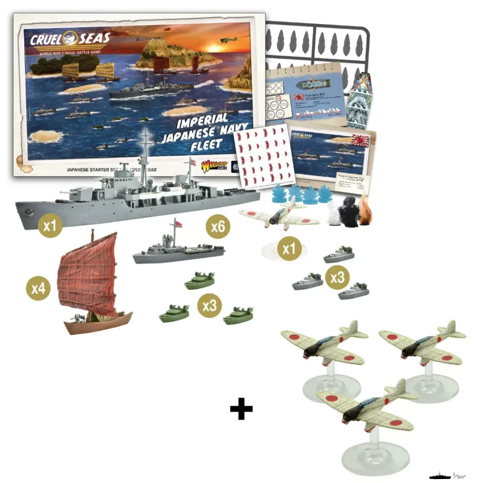 Warlord Games Cruel Seas Imperial Japanese Navy Fleet coffret