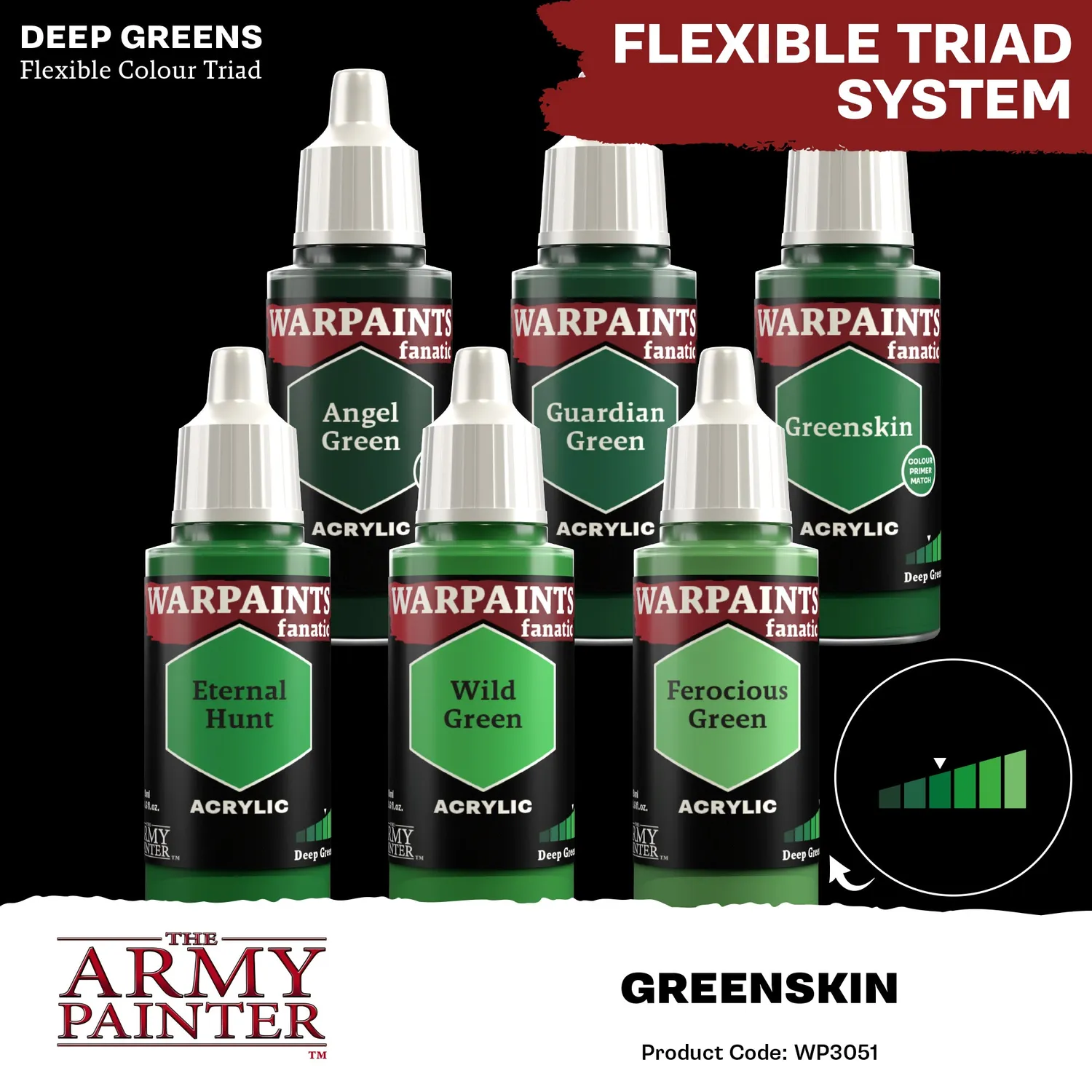 Warpaints Fanatic Greenskin peinture verte 18 ml