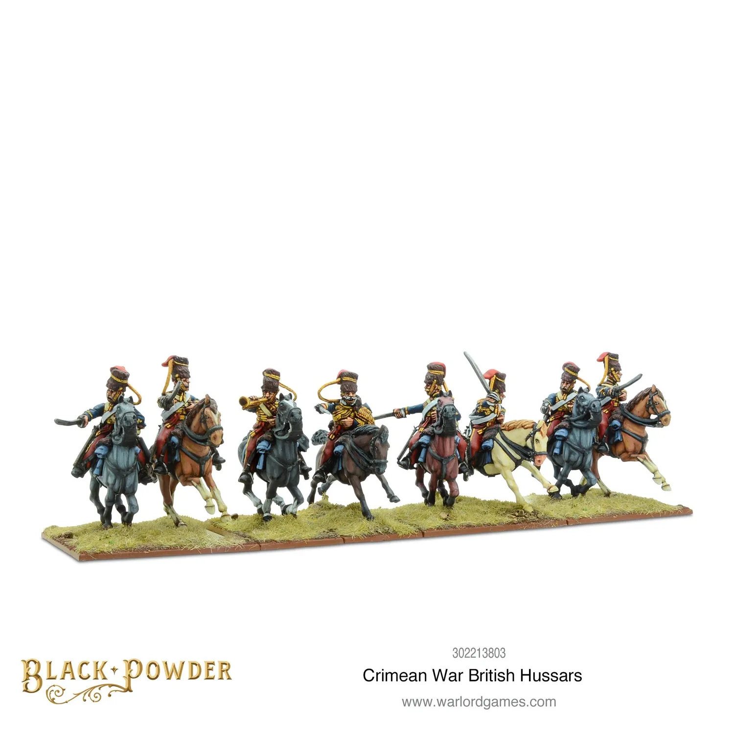 Bolt Action Black Powder Crimean War British Hussars cavalerie métal 8