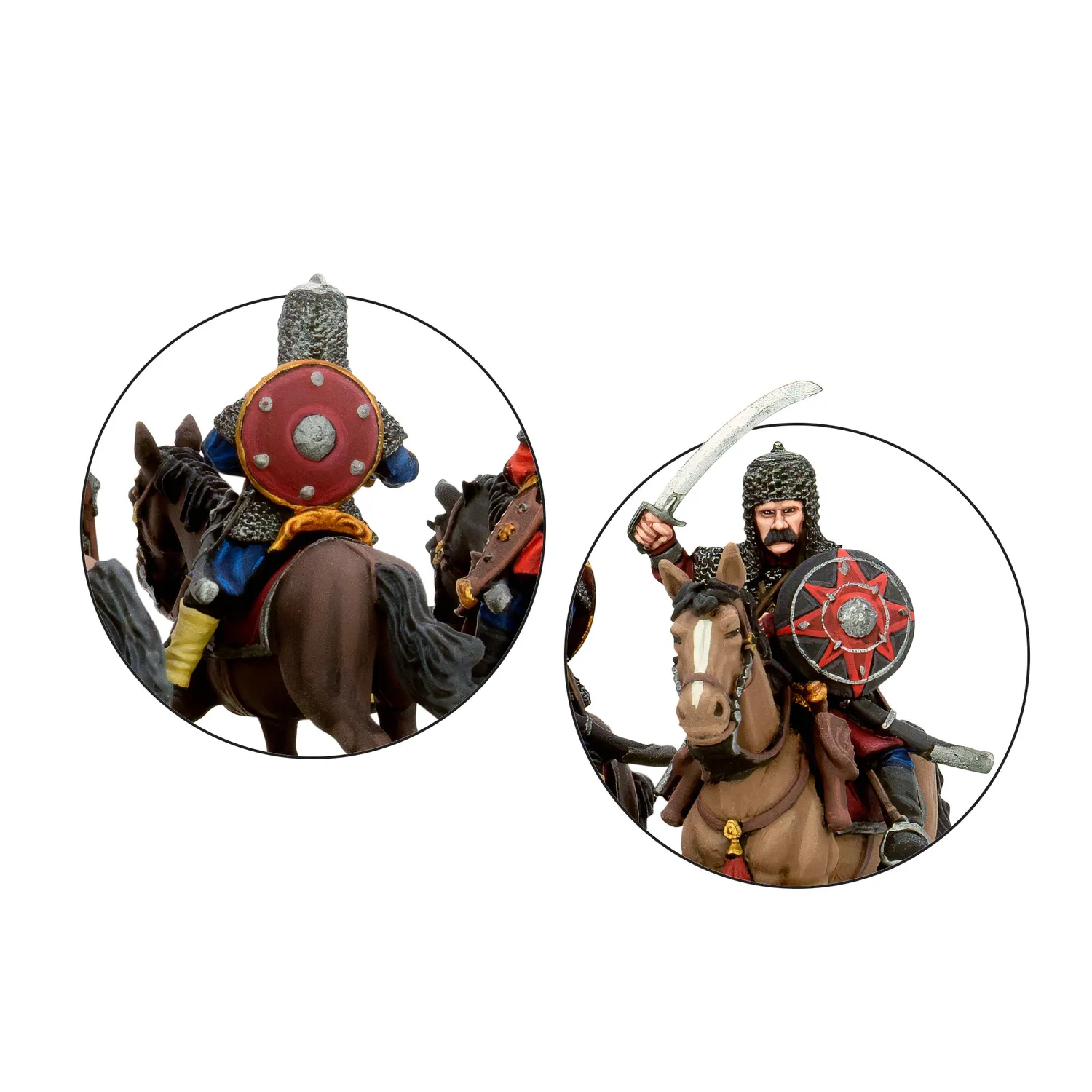 Bolt Action Pike & Shotte Pancerni Heavy Cavalry A figurines métal x3