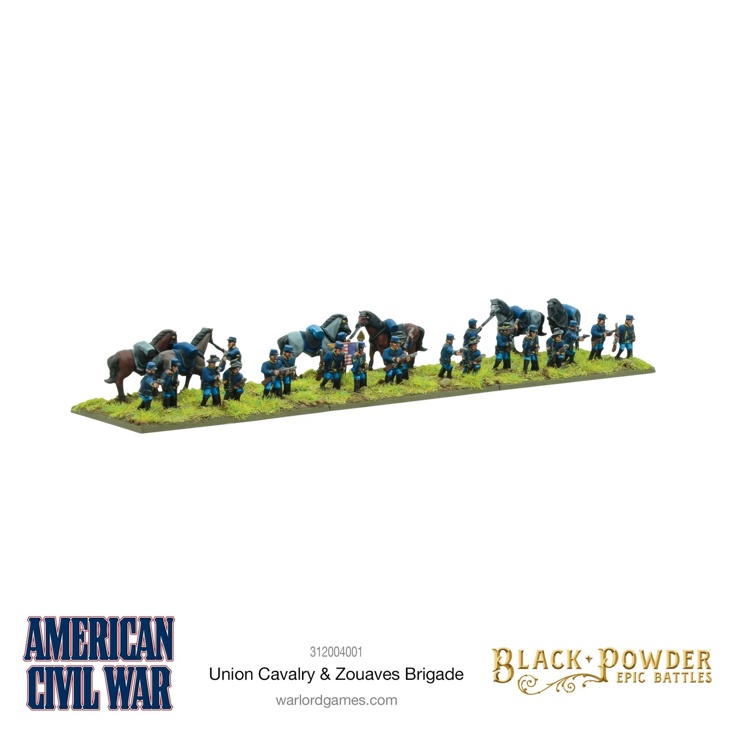 Bolt Action Black Powder Epic Battles American Civil War Union Cavalry & Zouaves Brigade figurines