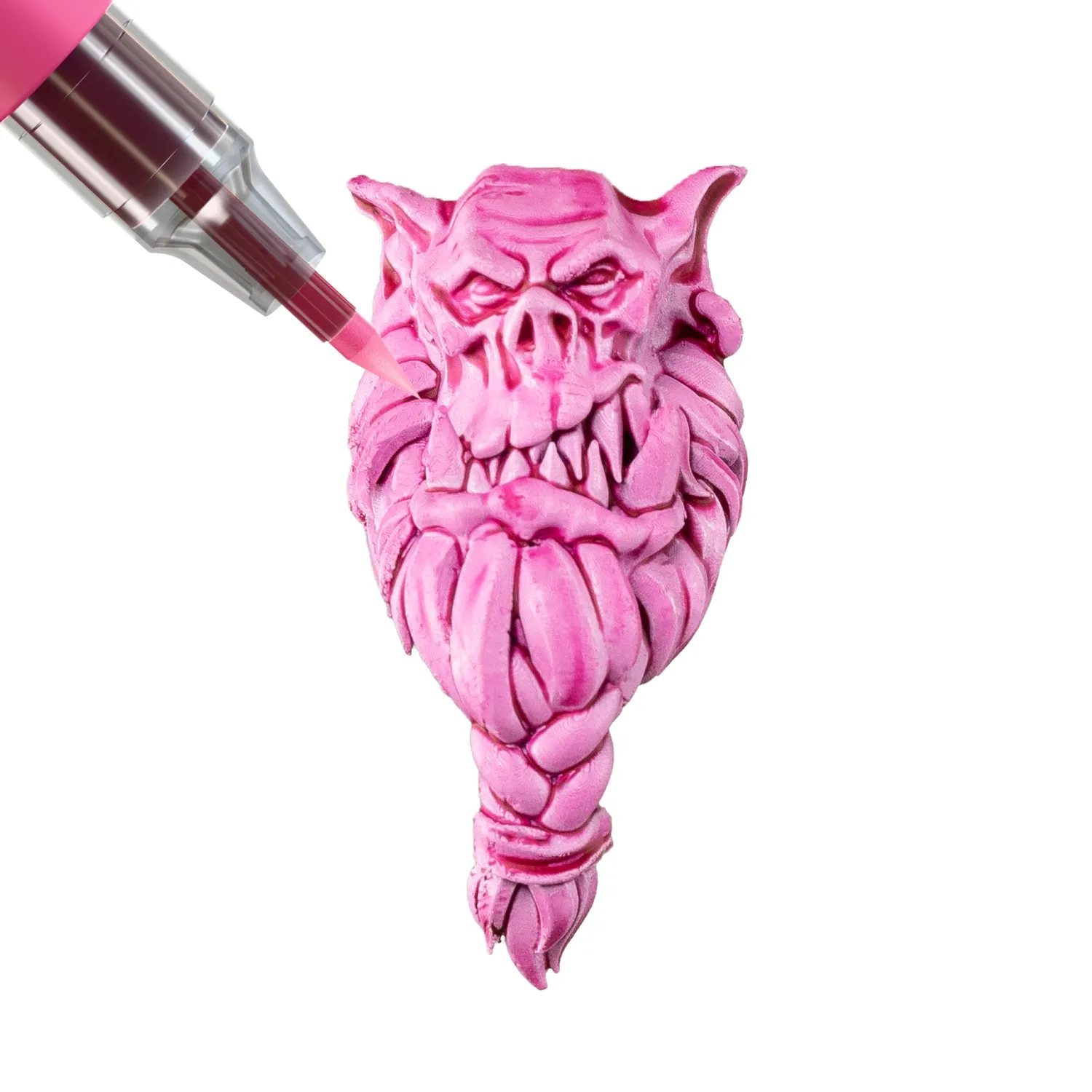 Bolt Action Speedpaint Marker Familiar Pink feutre peinture rose détails