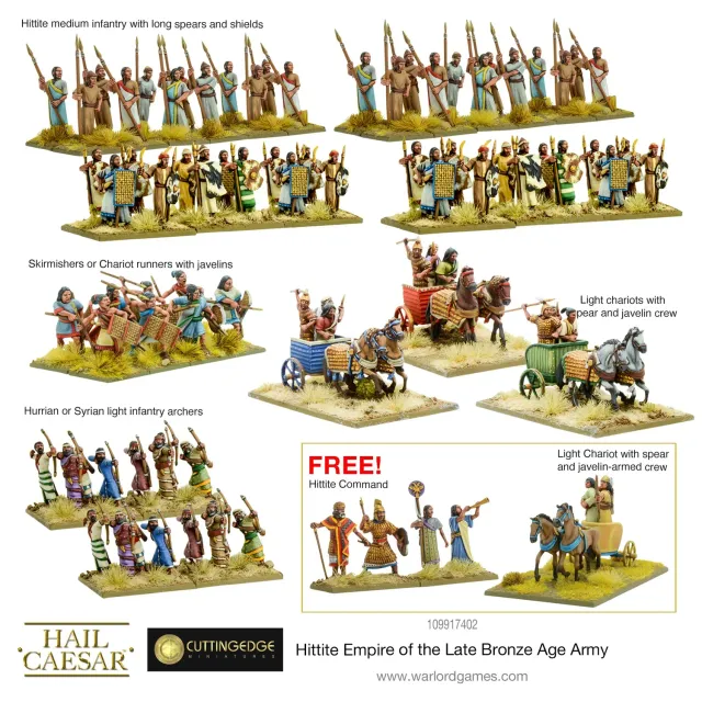 Warlord Games Hail Caesar Armée Hittite Empire coffret infanterie