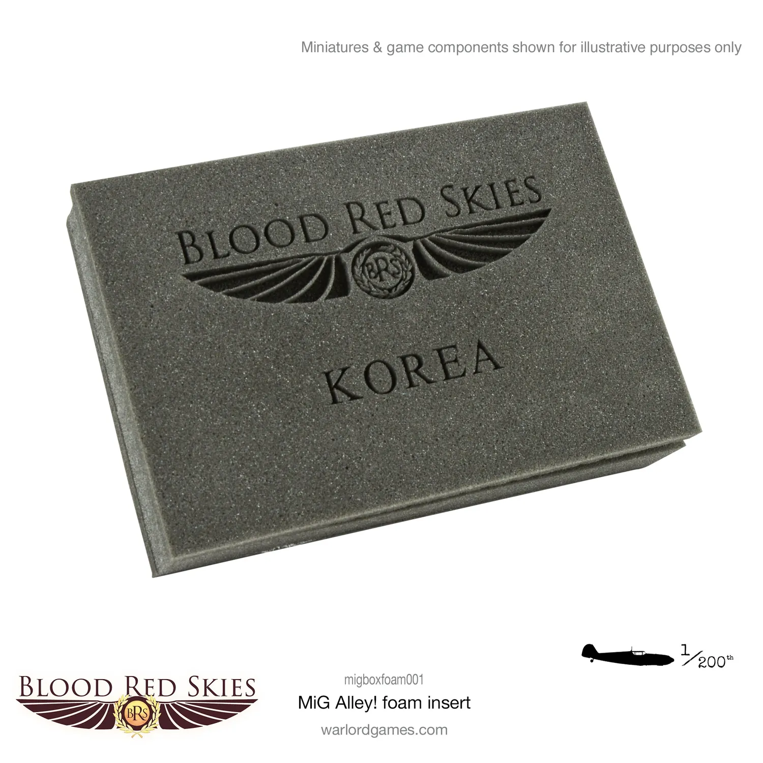 Blood Red Skies MiG Alley mousse de rangement insert