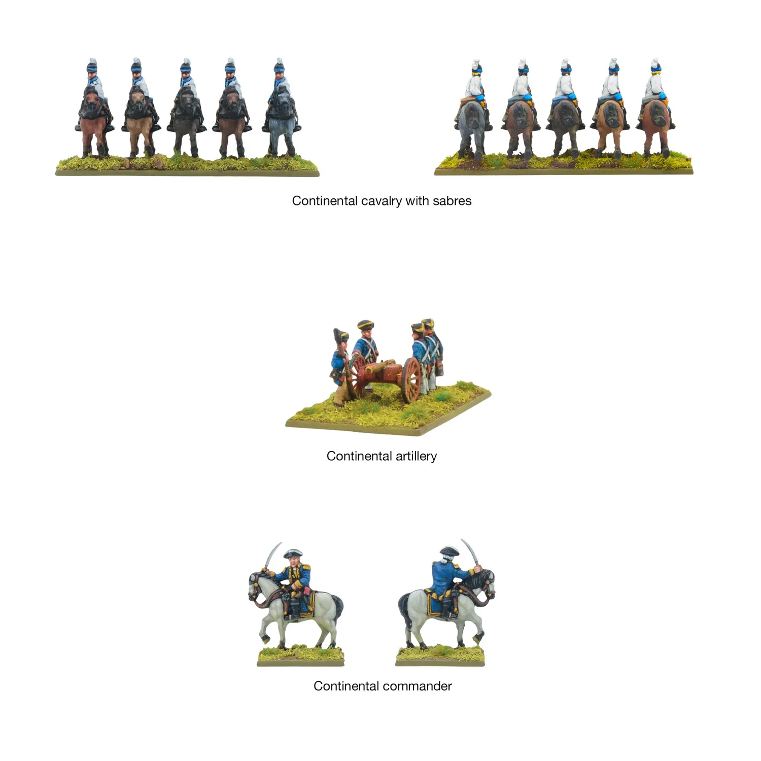 Black Powder Epic Battles Continental Army Brigade coffret plastique