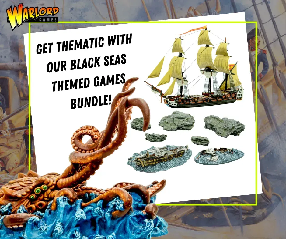 Bolt Action Black Seas Thematic Bundle figurines et décors résine métal