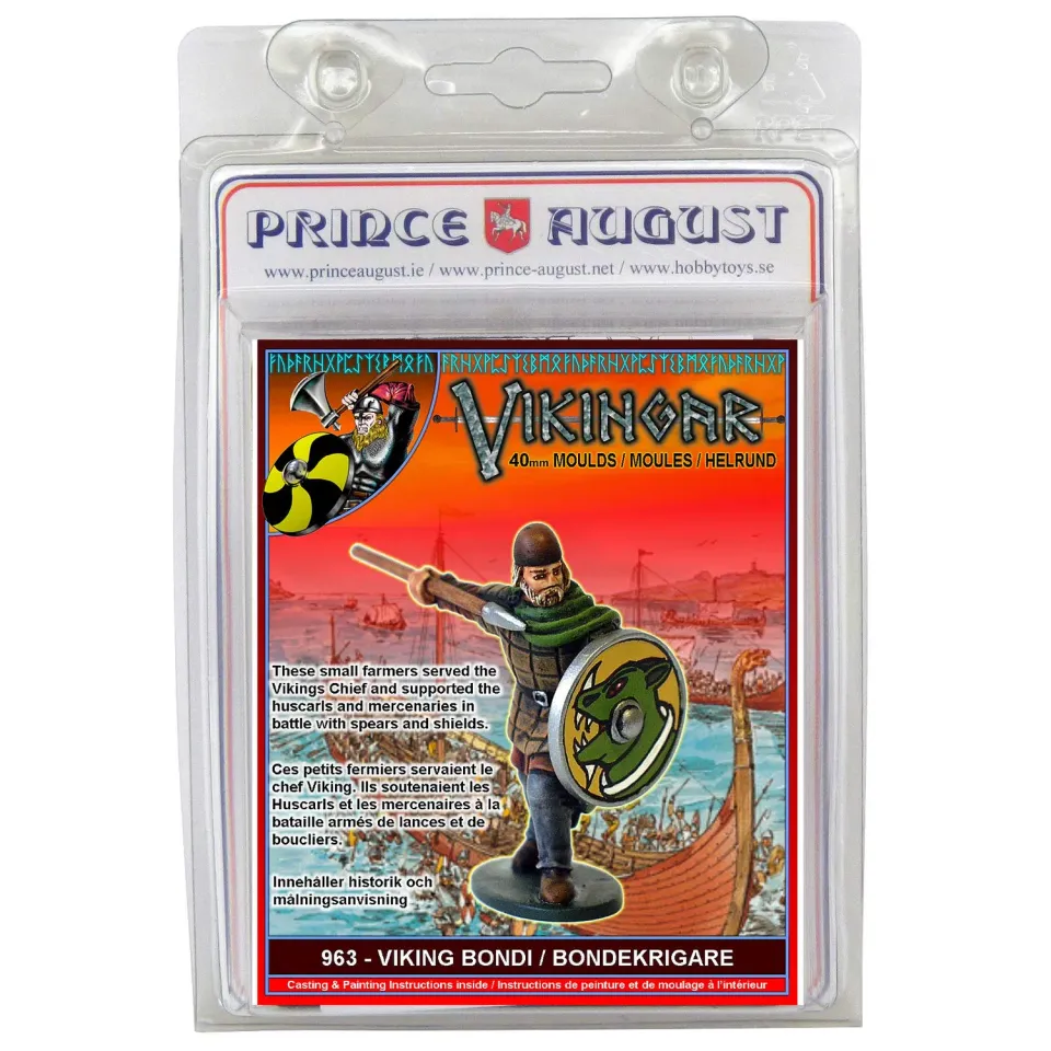 Prince August Hobby Viking Bondi PA963 moule de moulage métal 40 mm