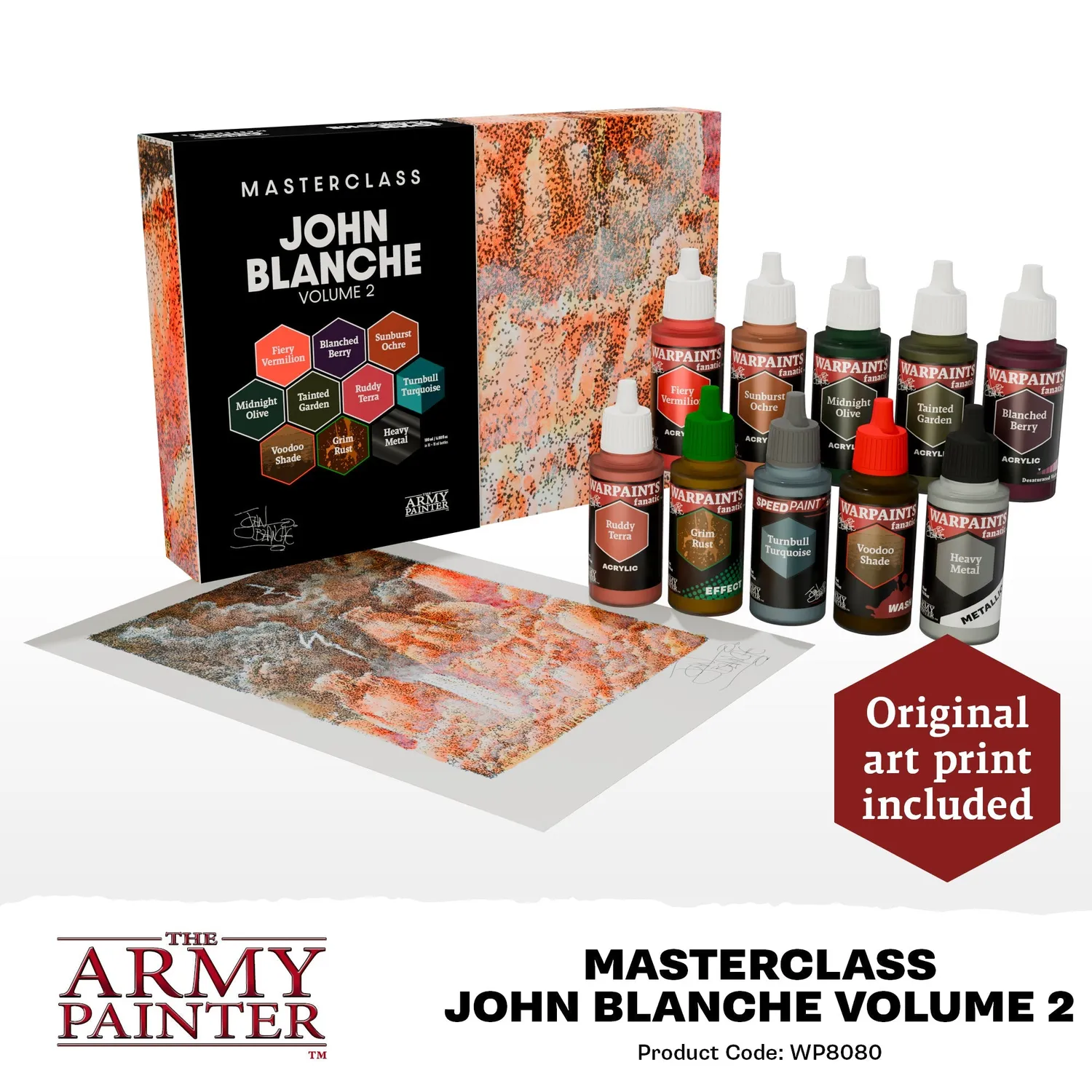 The Army Painter Masterclass John Blanche Volume 2 set peinture 10 couleurs