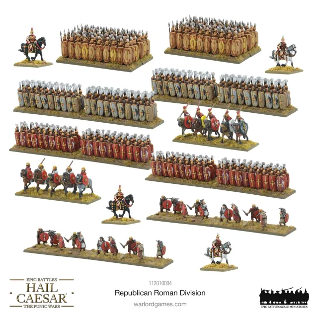 Hail Caesar Epic Battles Republican Roman division plastique