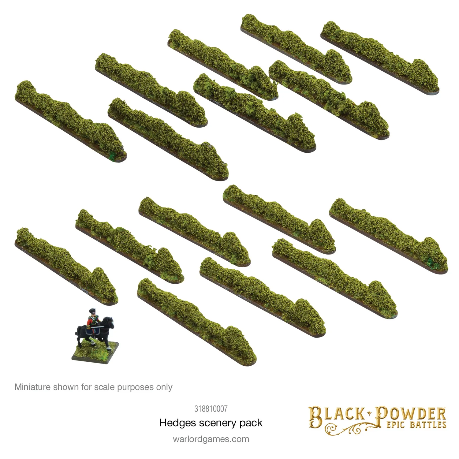 Bolt Action Black Powder Epic Battles haies décor 36 pièces