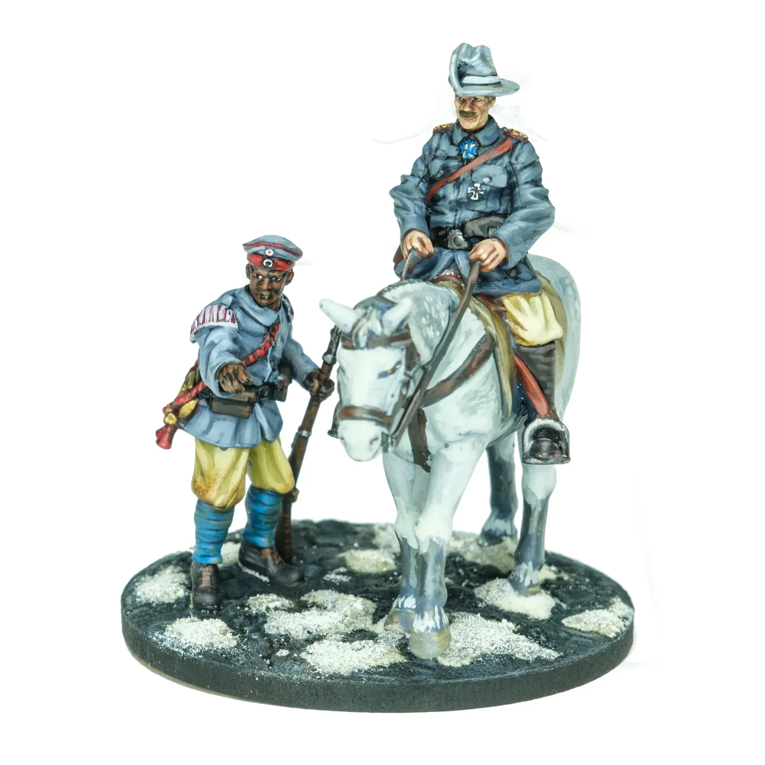 Des Tranchées aux Barricades Lettow-Vorbeck et askari fichier STL 28mm