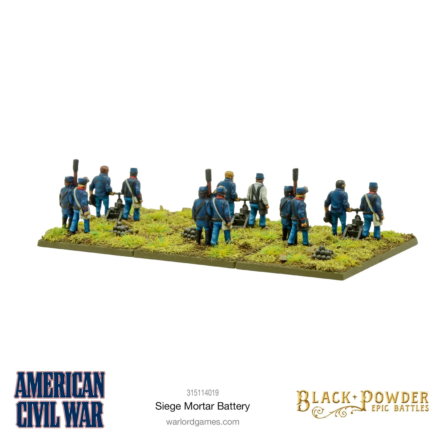 Bolt Action Black Powder Epic Mortier siège batterie x3