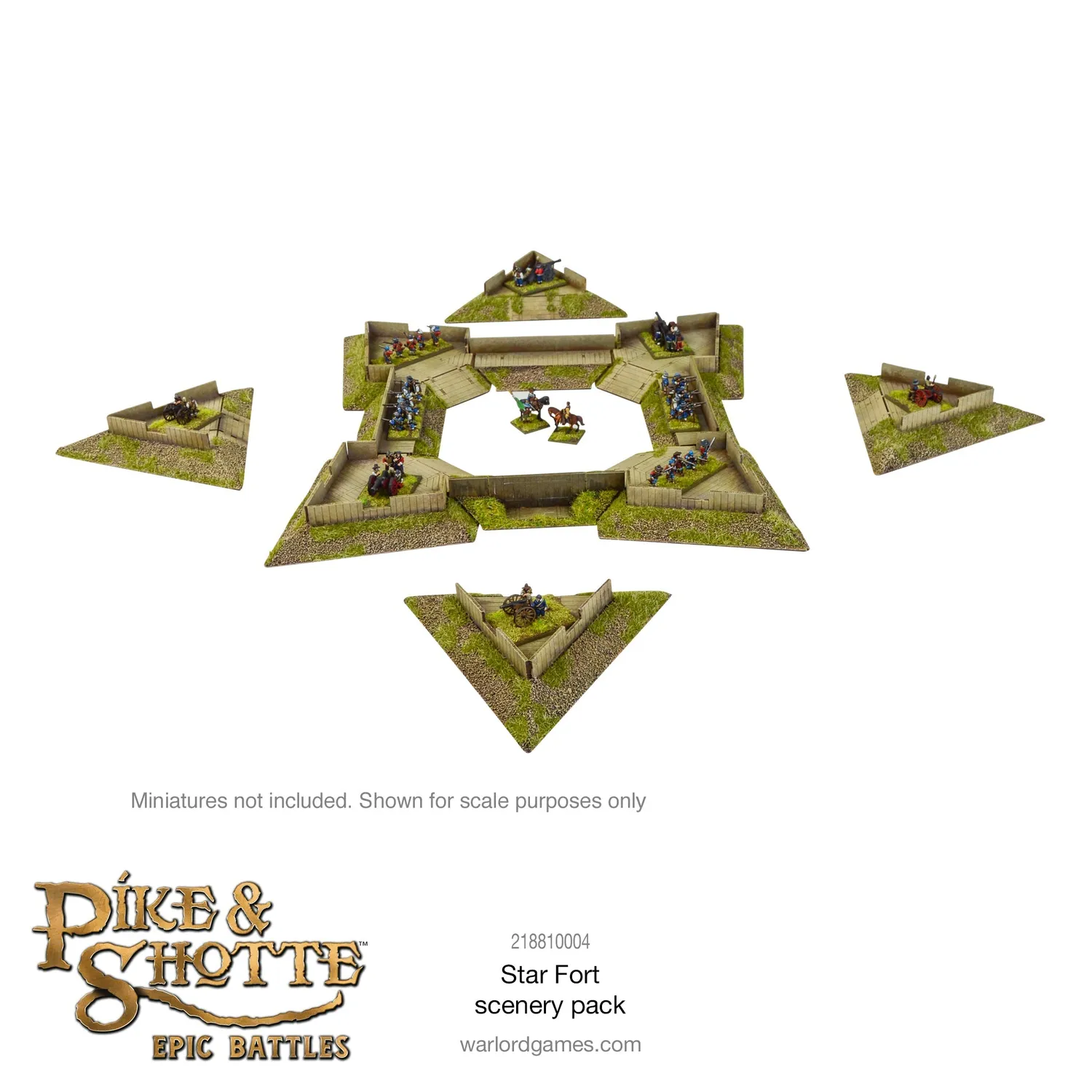 Bolt Action Pike & Shotte Epic Battles Star Fort décor MDF
