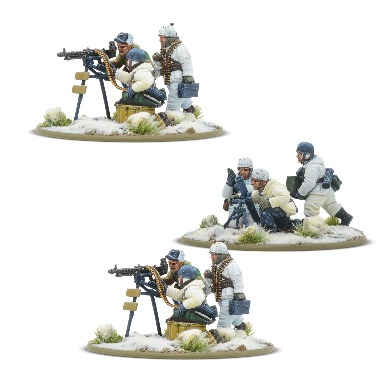 Bolt Action Fallschirmjäger Winter Starter Army figurines