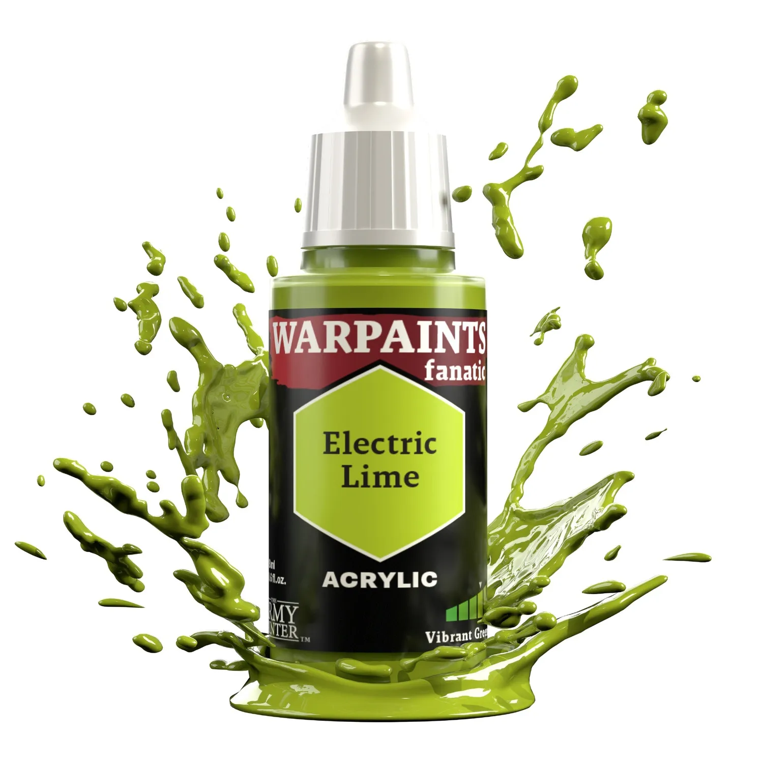 Army Painter Warpaints Fanatic Electric Lime 18 ml vert