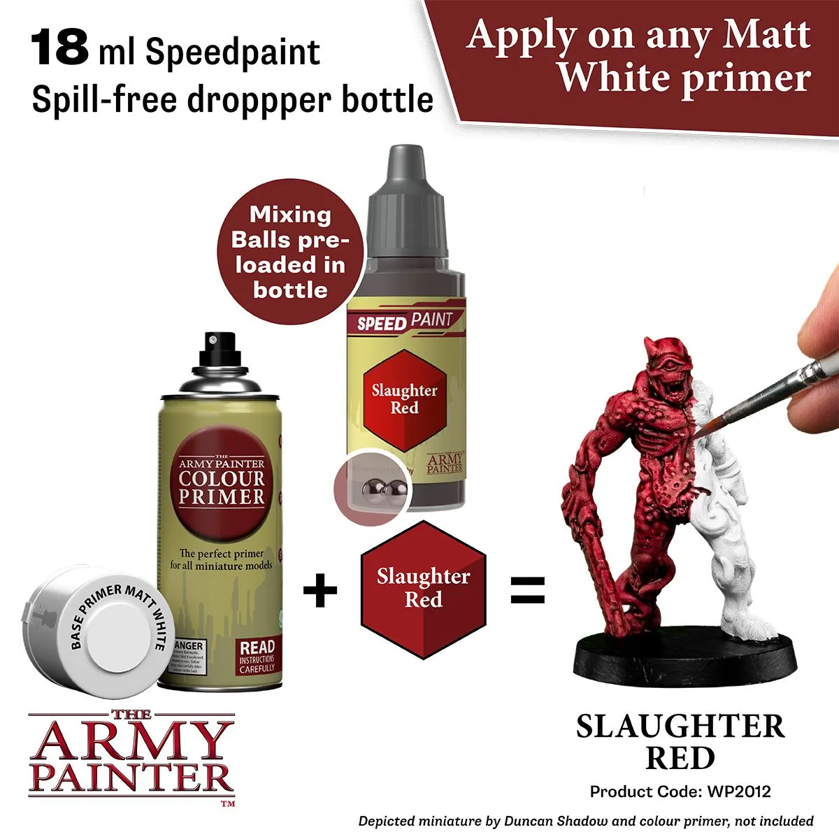 The Army Painter Speedpaint Slaughter Red peinture rouge 18 ml