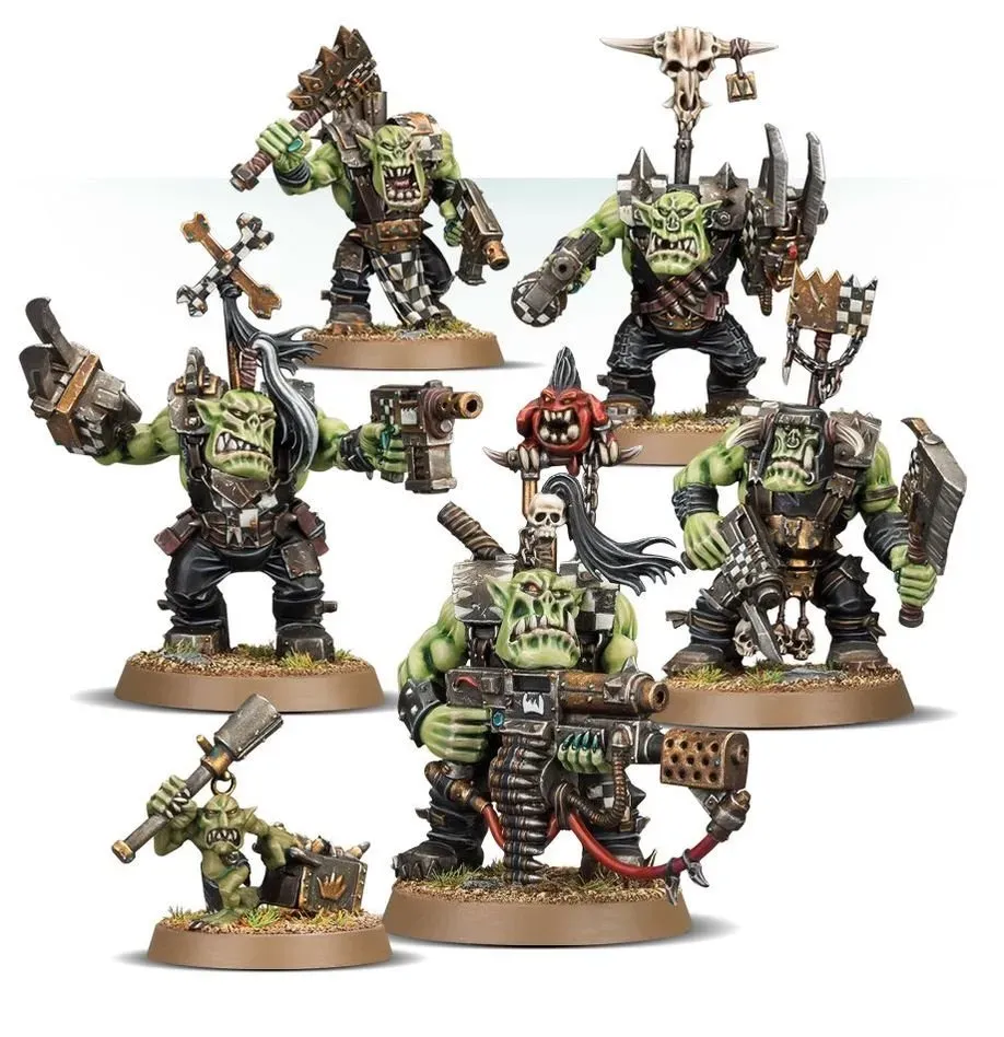 Epic Forge Orks Nobz lot 10 figurines kommandos