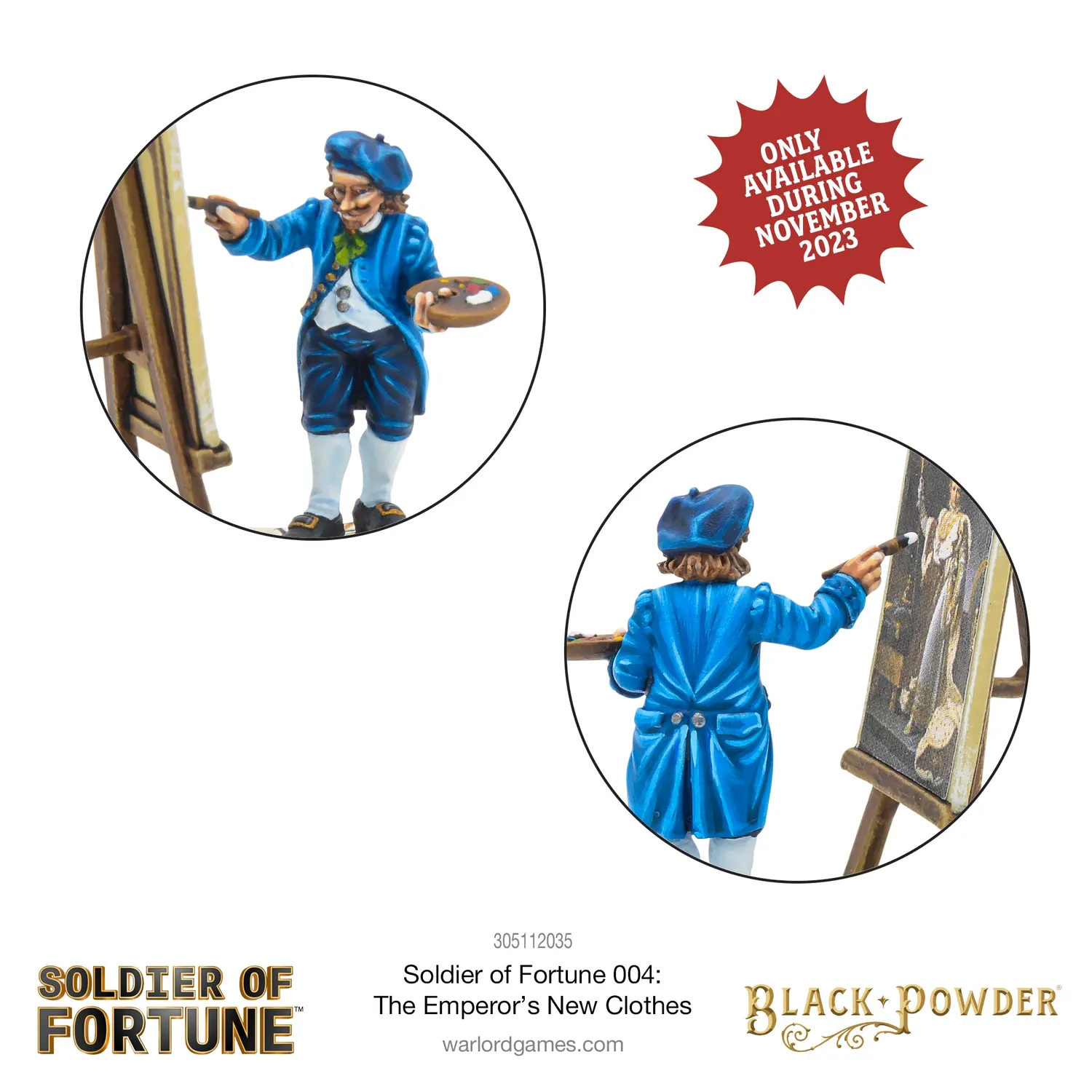 Bolt Action Soldier of Fortune 004 The Emperor’s New Clothes figurine métal