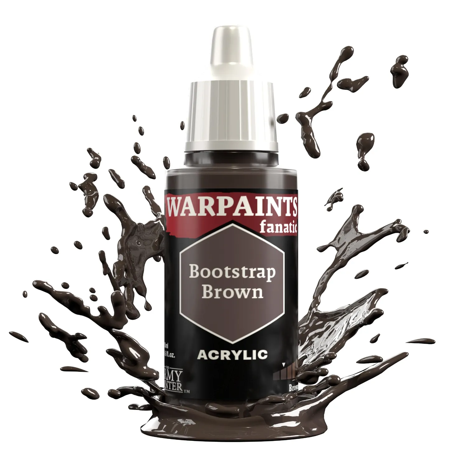 Army Painter Fanatic Bootstrap Brown peinture marron 18ml
