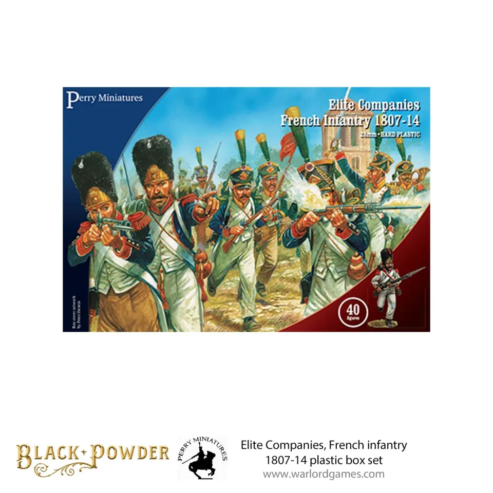 Perry Miniatures Elite French Infantry 1807-14 figurines boîte 40