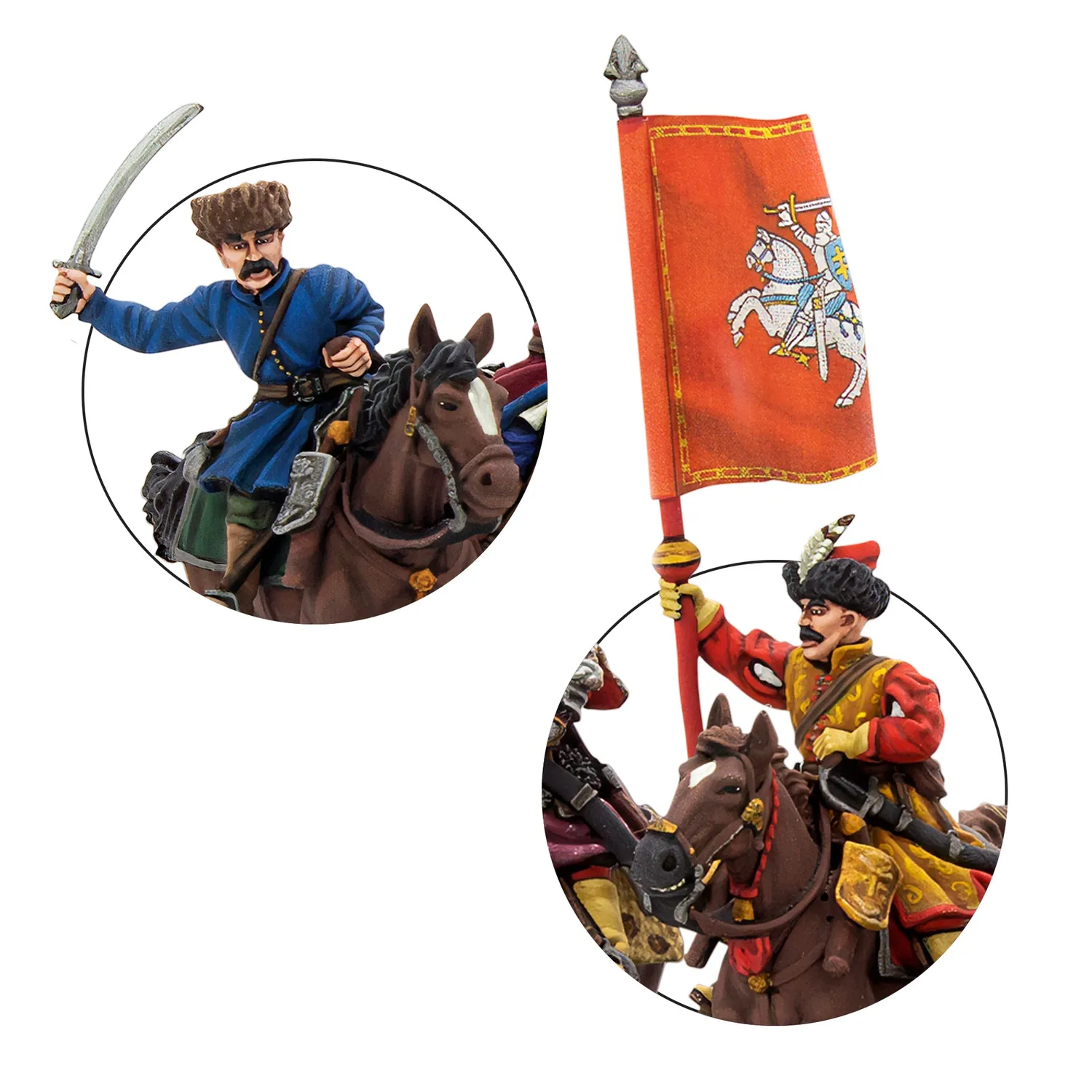 Pike & Shotte Levy cavalry sabres régiment 12 figurines métal