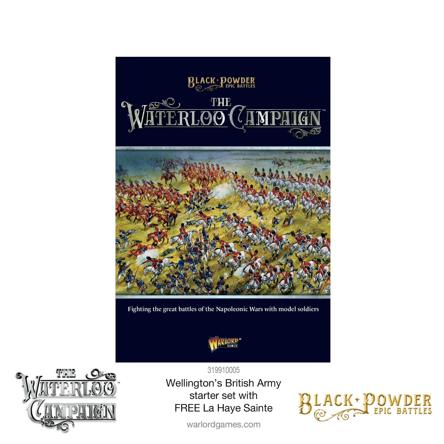 Warlord Games Black Powder Epic Battles Waterloo British Starter Army coffret