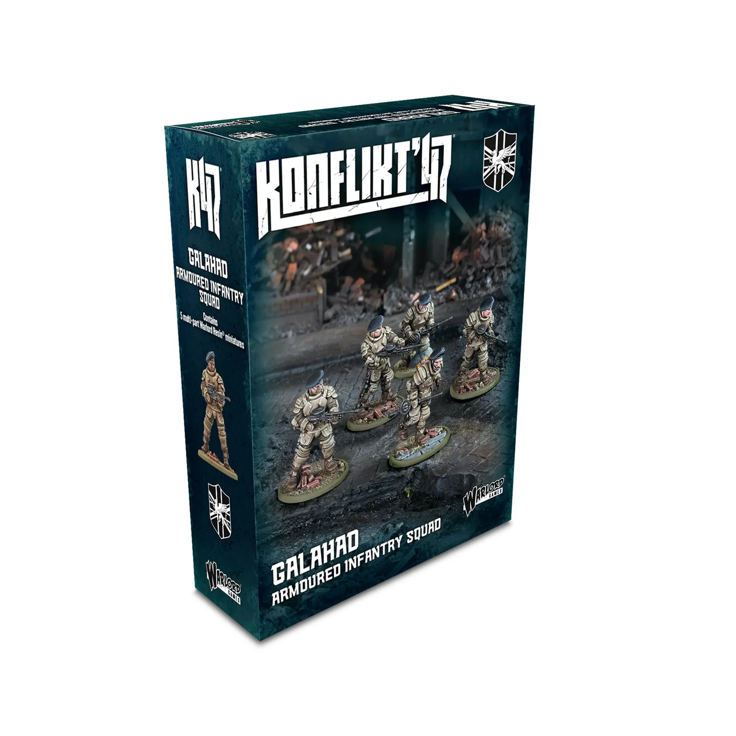 Bolt Action Konflikt 47 Galahad infanterie blindée x5