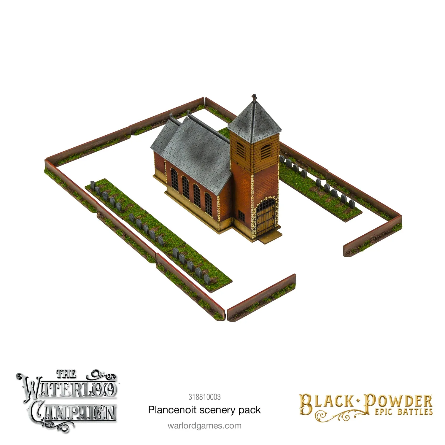 Bolt Action Black Powder Epic Battles Waterloo Plancenoit Scenery Pack décor MDF