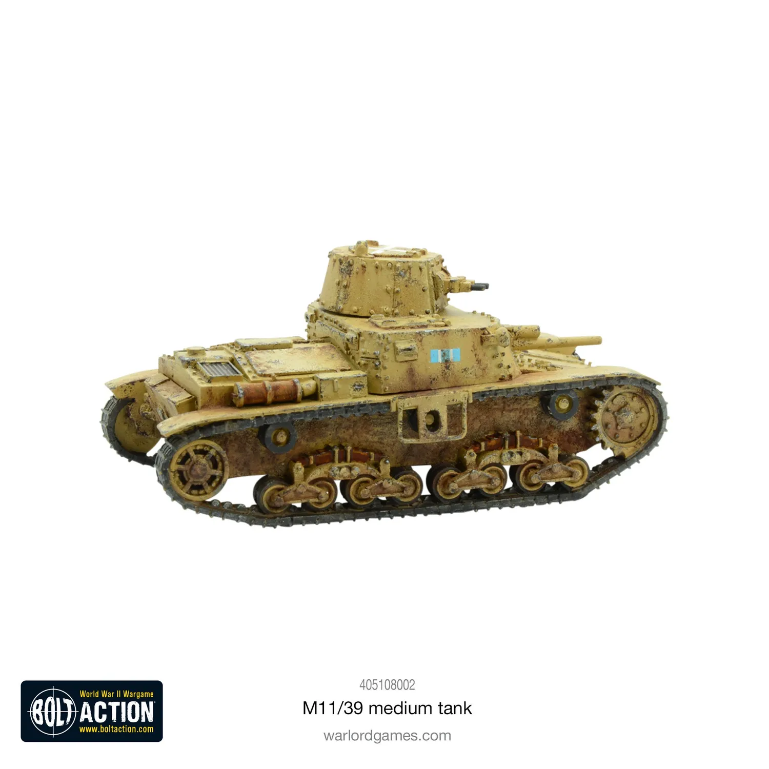 Bolt Action M11/39 char moyen italien véhicule résine métal