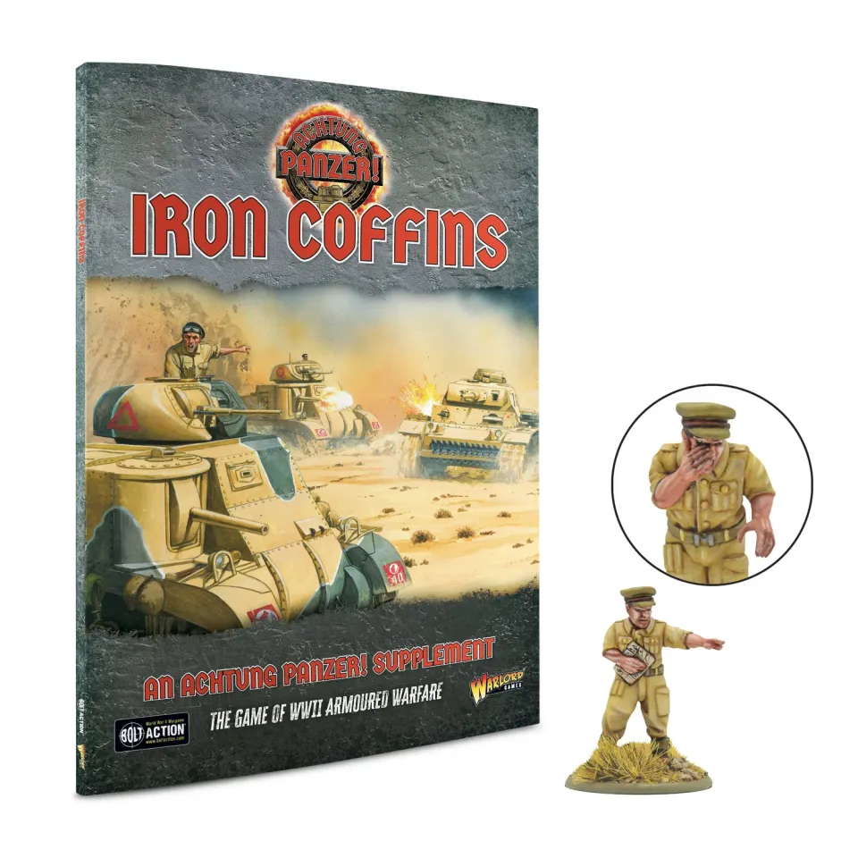 Bolt Action Achtung Panzer Iron Coffins livre + figurines