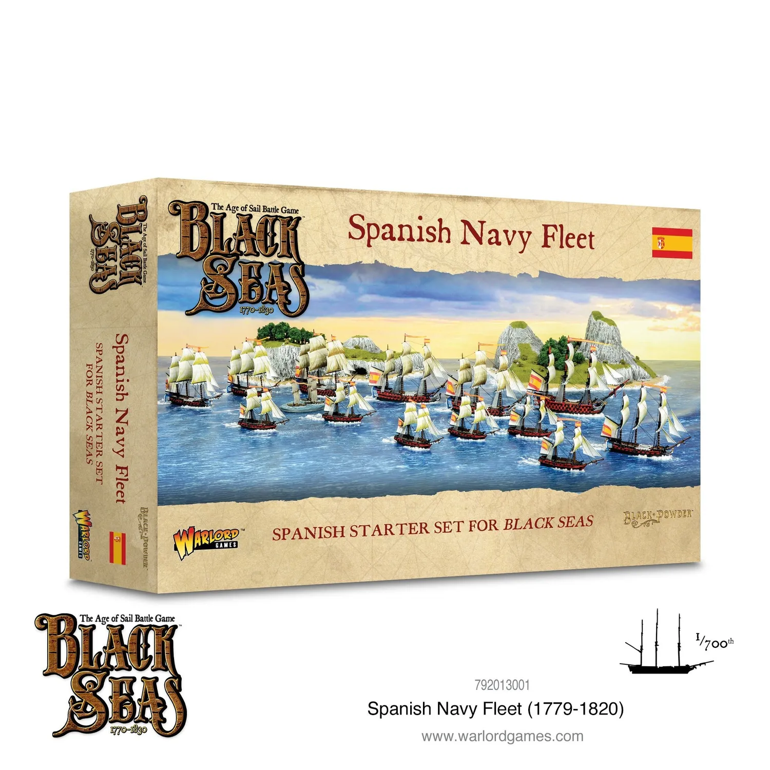 Warlord Games Black Seas Spanish Navy Fleet coffret flotte voile