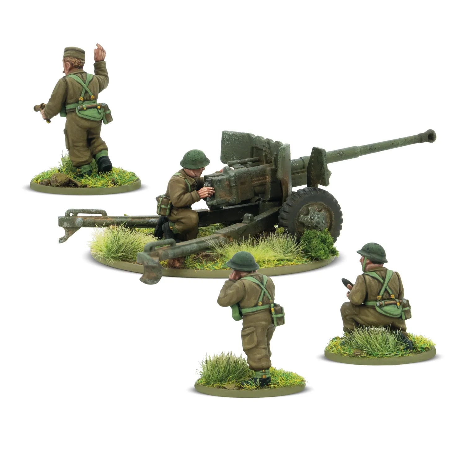 Bolt Action 6-pounder canon antichar plastique
