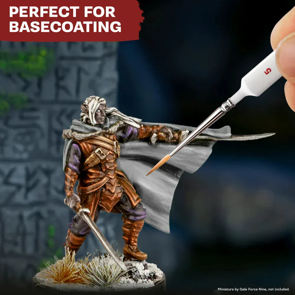 Army Painter Wargamer Basecoating pinceau taille 5 soclage
