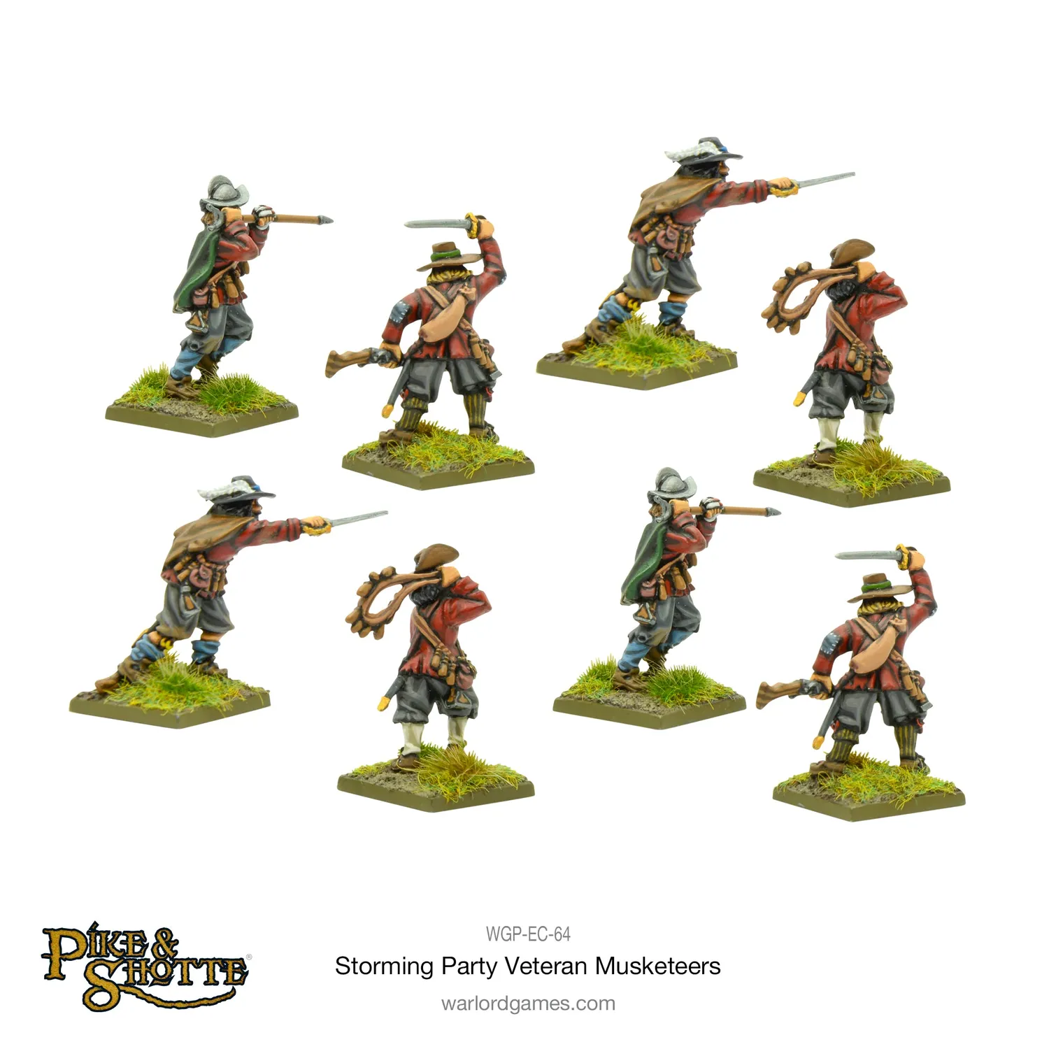 Warlord Pike & Shotte Storming Party mousquetaires vétérans