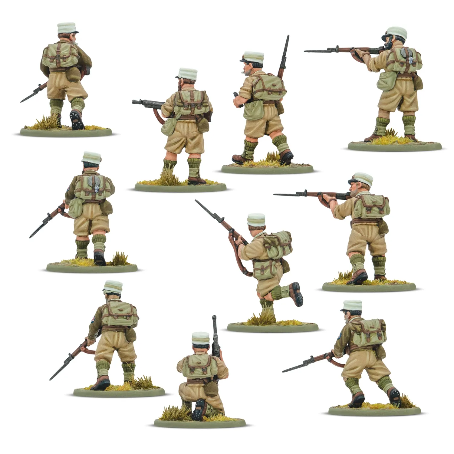Bolt Action French Foreign Legion Platoon figurines infanterie