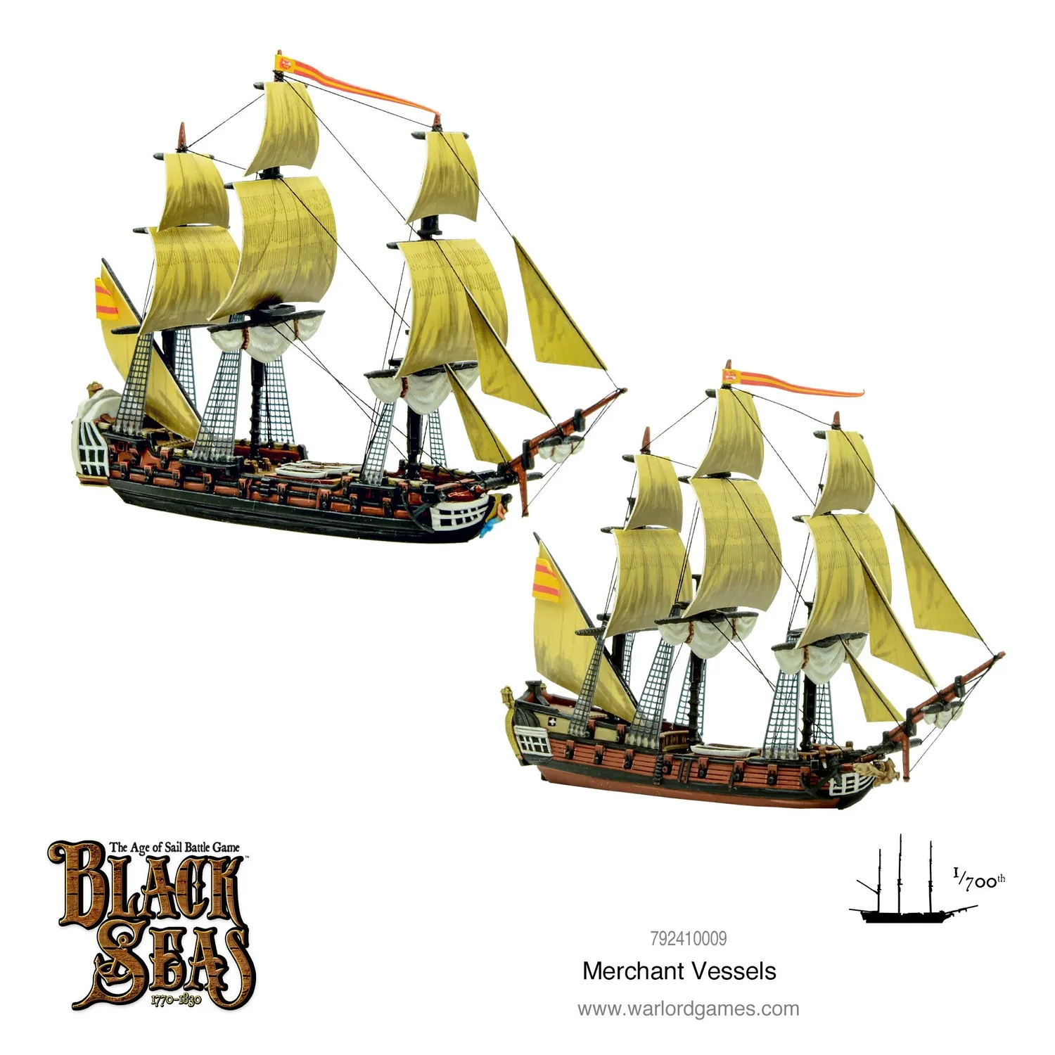 Black Seas Merchant Vessels navires résine 2 bateaux marchands