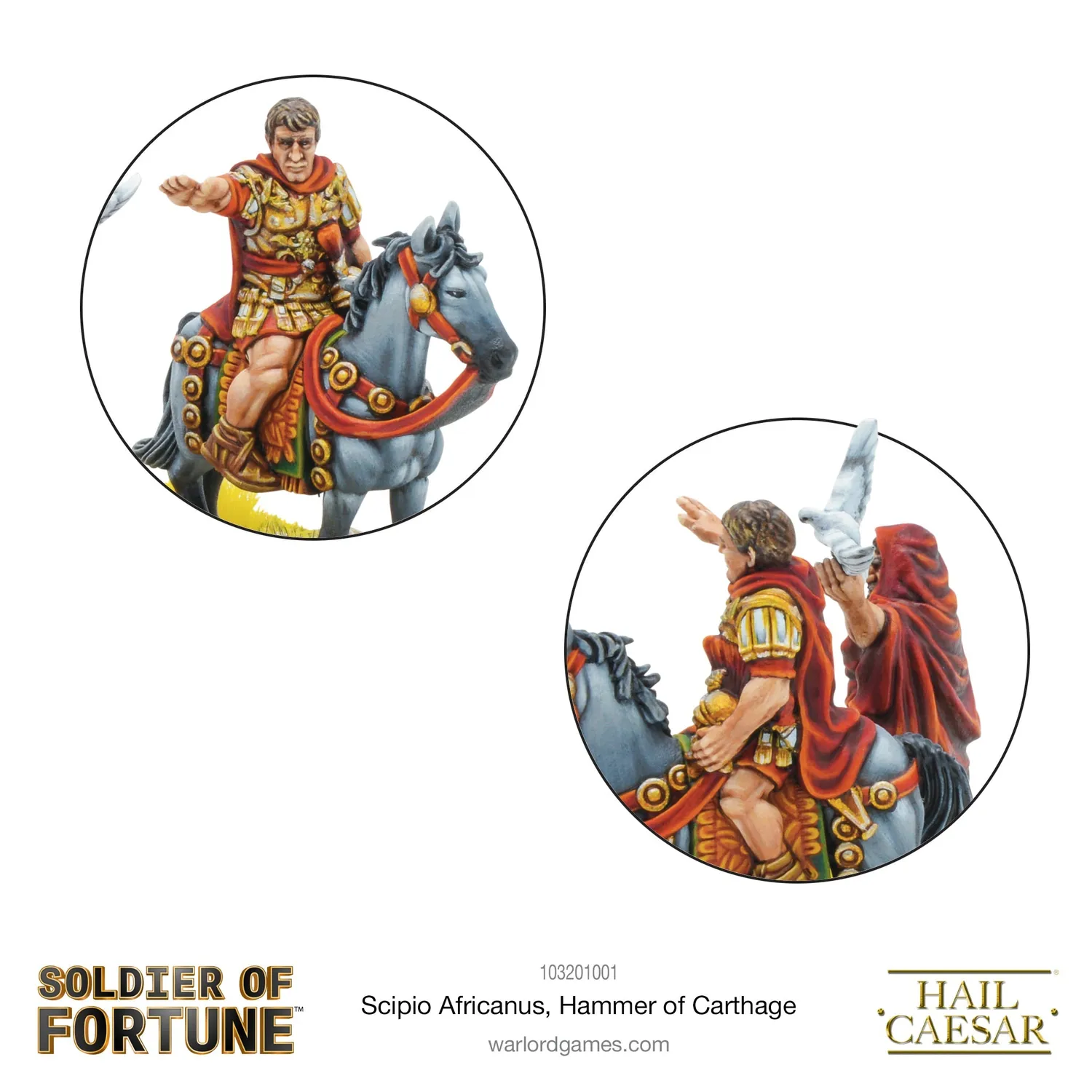 Warlord Soldier of Fortune 013 figurine Scipio Africanus résine