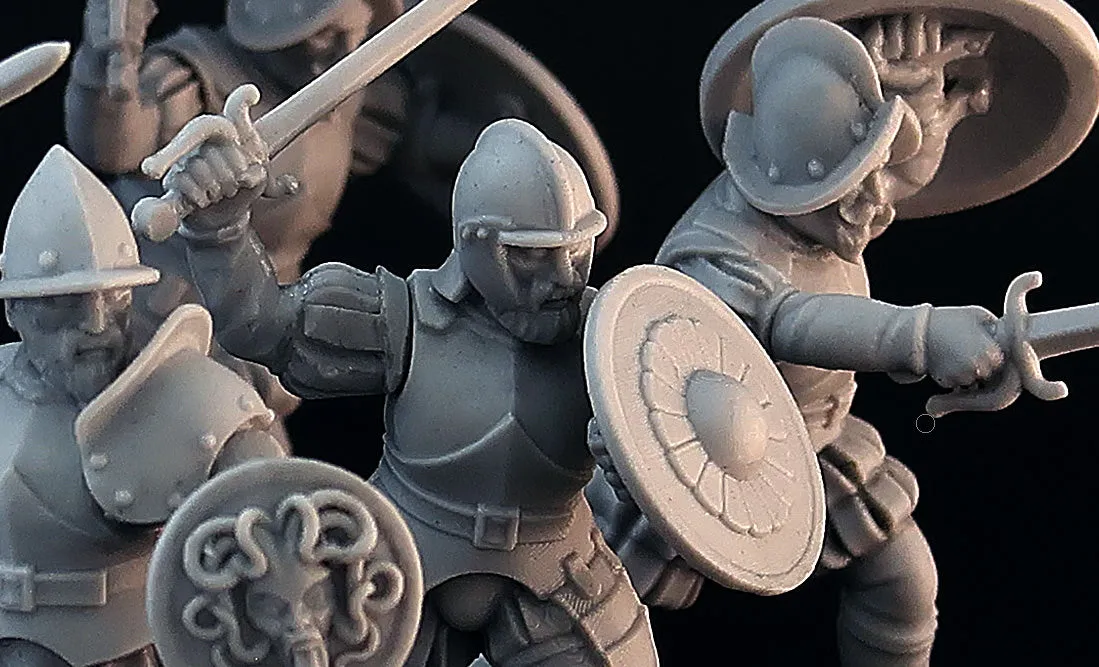 Brother Vinni Rodeleros figurines en résine 28mm x5 espagnols