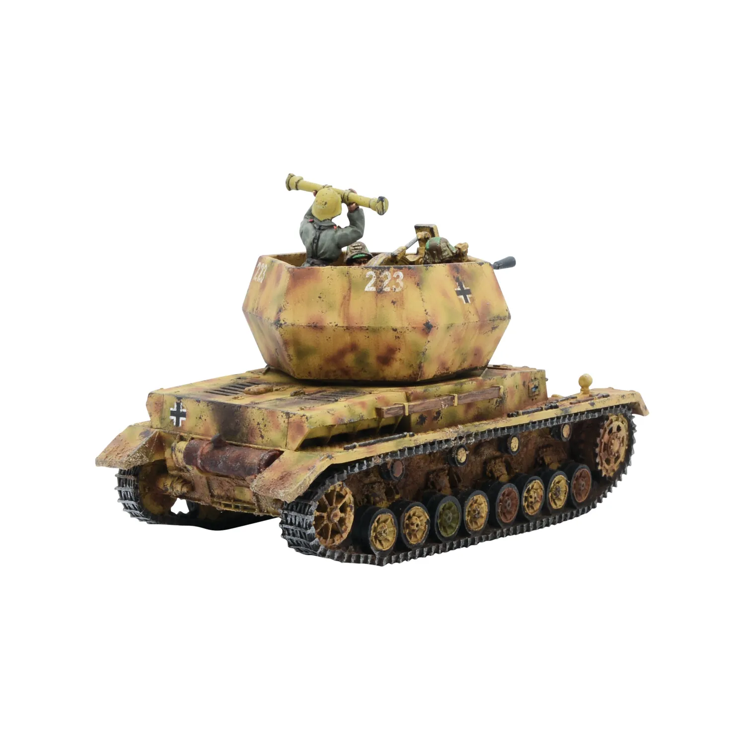 Bolt Action Flakpanzer IV Ostwind véhicule antiaérien résine métal