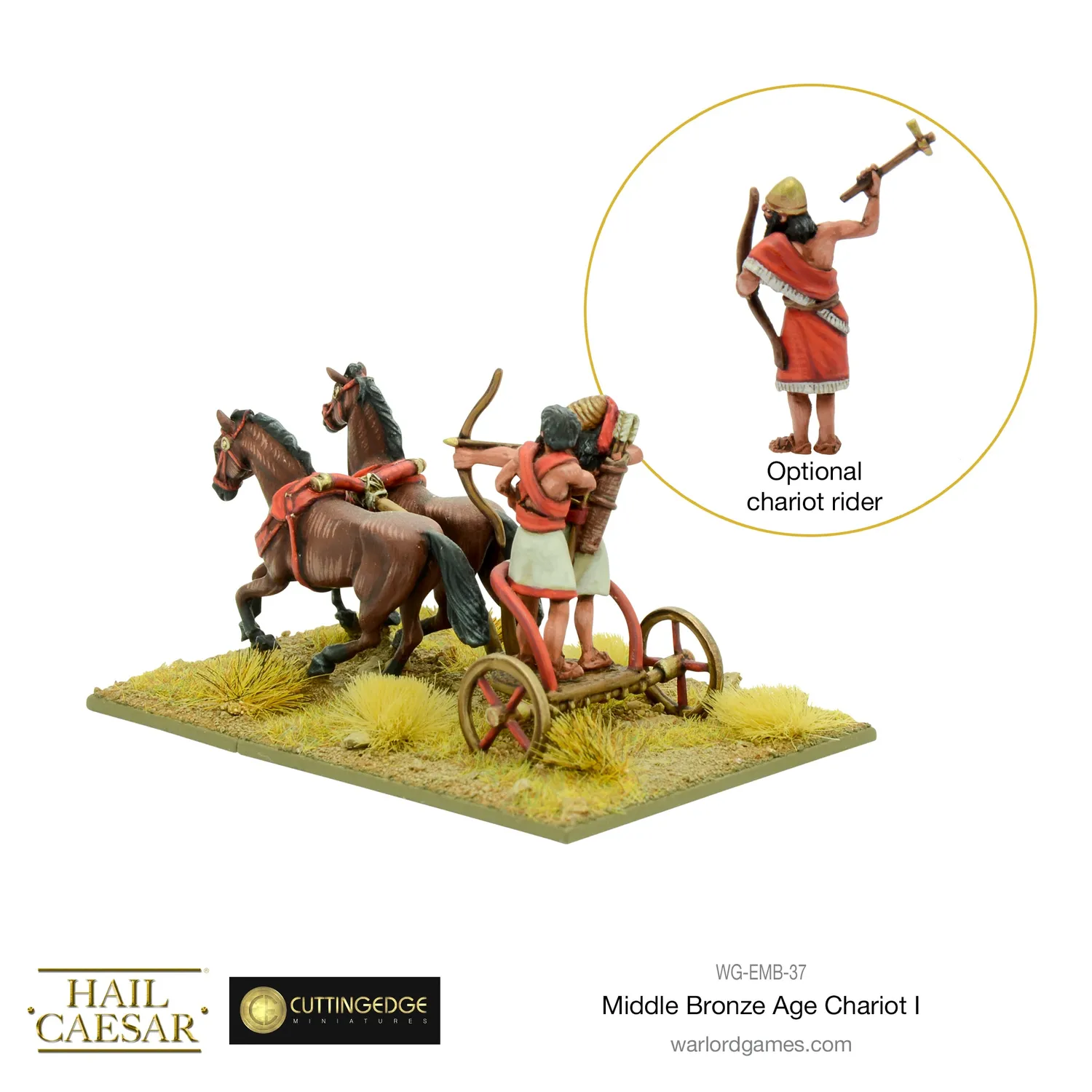 Cutting Edge Hail Caesar Chariot I char bronze métal